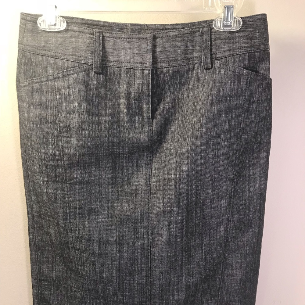 J.Crew Pencil Skirt sz 4, Charcoal/Black